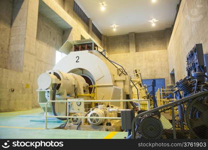 power electricity generators Electric power plant A large machinery sector to produce energy.