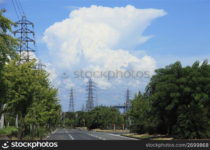 Power line and Street