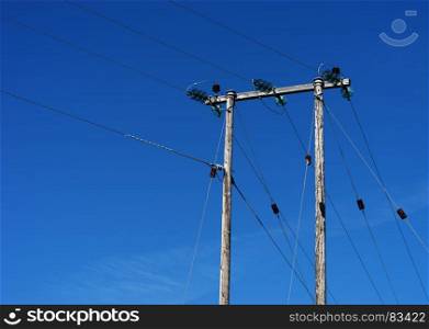 Power line in Norway background. Power line in Norway background hd