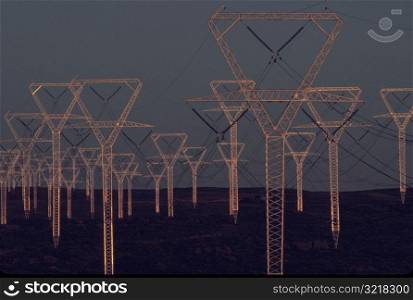Power Lines in the Desert