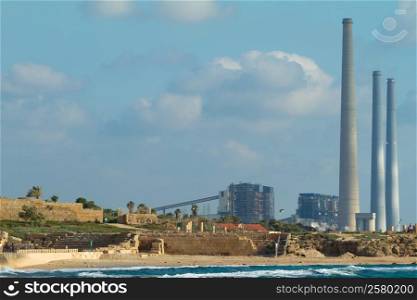 Power Plant near Caesarea in Israel