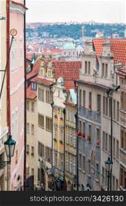 Prague. Old architecture, charming buildings in Hradcany