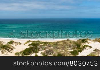 Praia Del Rei, Portugal. Portuguese Atlantic coast.