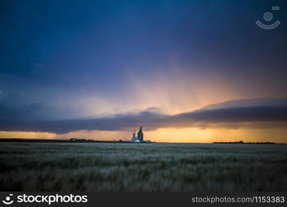 Prairie Storm Clouds Canada Saskatchewan Dramatic Summer