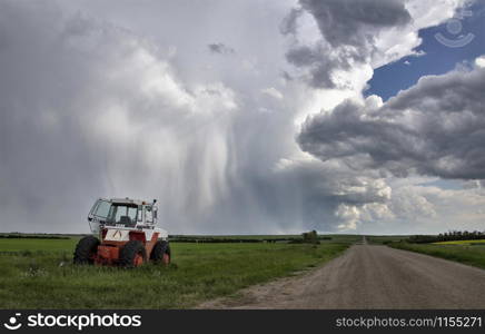 Prairie Storm Clouds Canada Saskatchewan Dramatic Summer