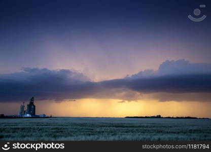 Prairie Storm Clouds Canada Saskatchewan Dramatic Summer