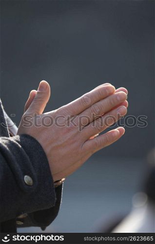 Prayer&acute;s hands