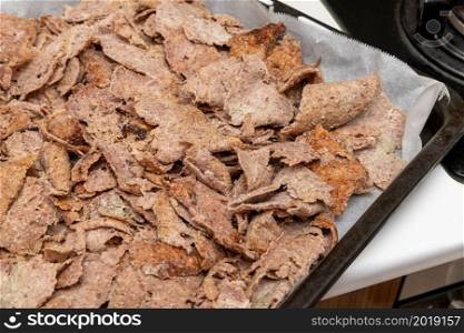 Precooked Turkish doner kebab bought from supermarket
