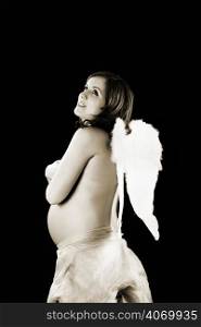 Pregnant angel