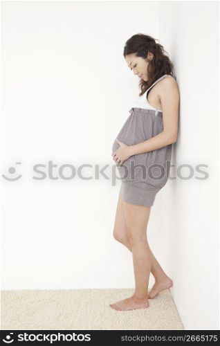 Pregnant asian woman