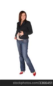 pregnant body woman