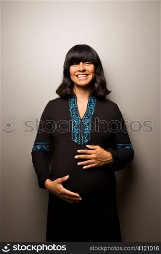 Pregnant Woman. Isolated