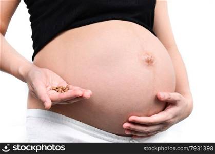 Pregnant woman on medication