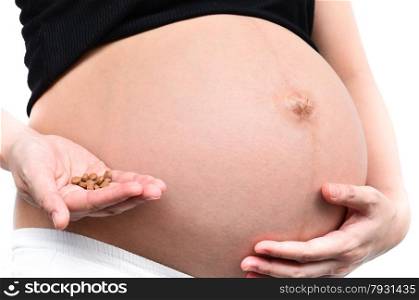 Pregnant woman on medication