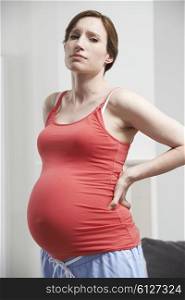 Pregnant Woman Suffering With Backache