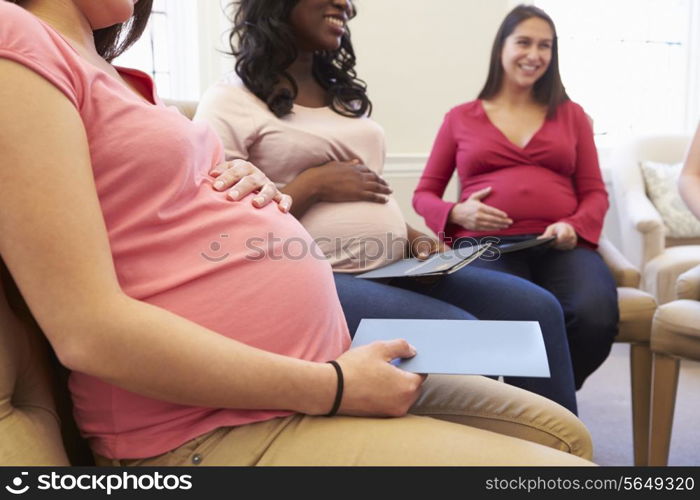 Pregnant Women Meeting At Ante Natal Class