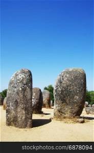 prehistoric site of Almendres, Alentejo, Portugal