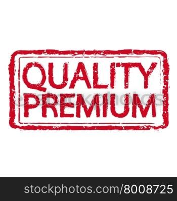 Premium quality rubber stamp text illustration