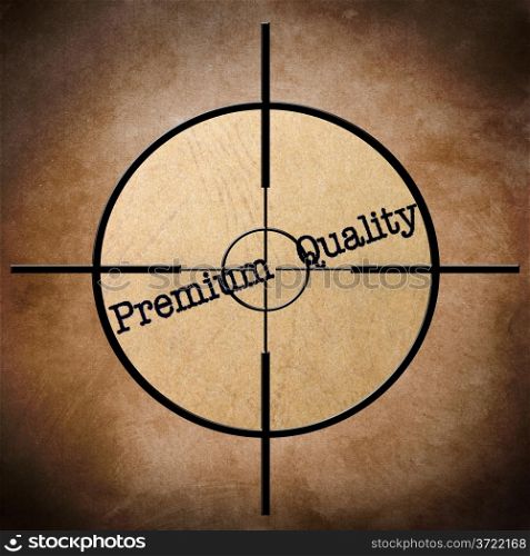 Premium quality target