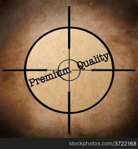Premium quality target