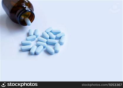 ""PrEP" ( Pre-Exposure Prophylaxis). used to prevent HIV. Isolated over white"