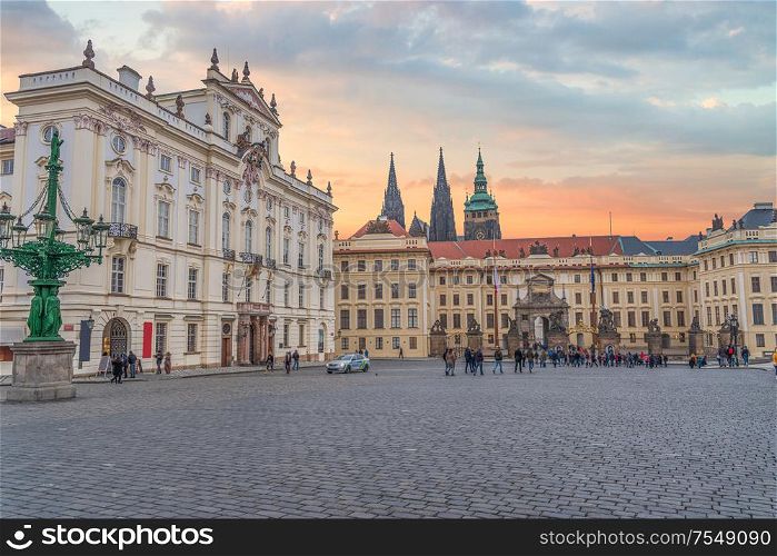 Presidential Palace of Prague. Czech Republic
