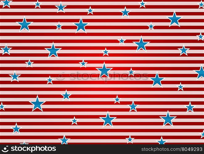 Presidents Day abstract USA flag colors background. Presidents Day or Independence Day abstract USA flag colors background. Illustration with stripes and stars