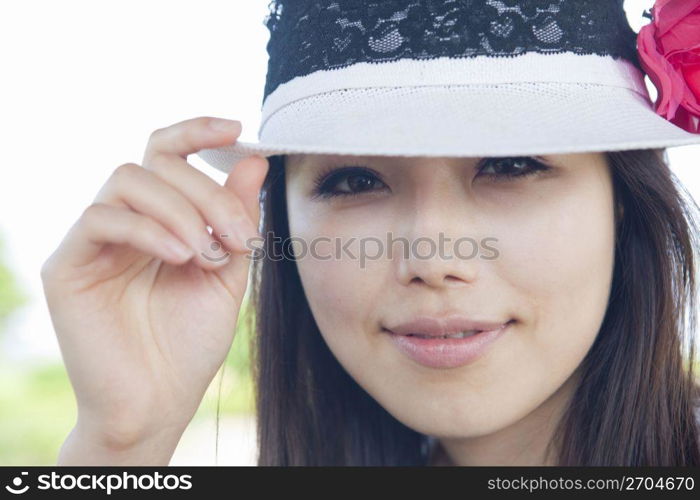 Pretty Asian woman