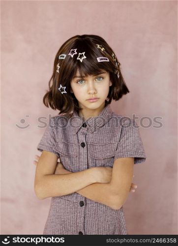 pretty girl with hair clips 8