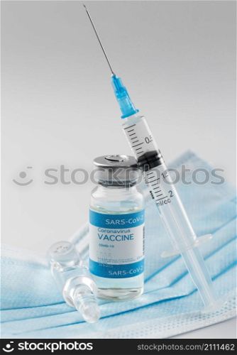preventive coronavirus vaccine syringe