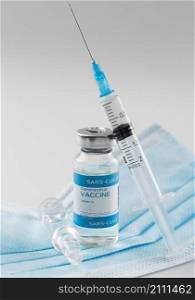 preventive coronavirus vaccine syringe