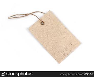 price tag isolated on white background