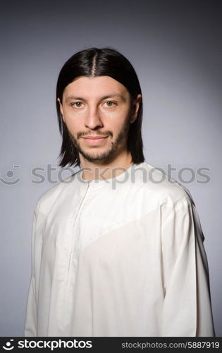 Priest man in religious concept