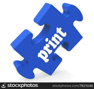 . Print Key Showing Printing Copying Or Printout