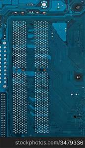 printed circuit board close up