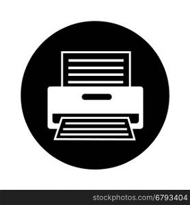 Printer Icon illustration design