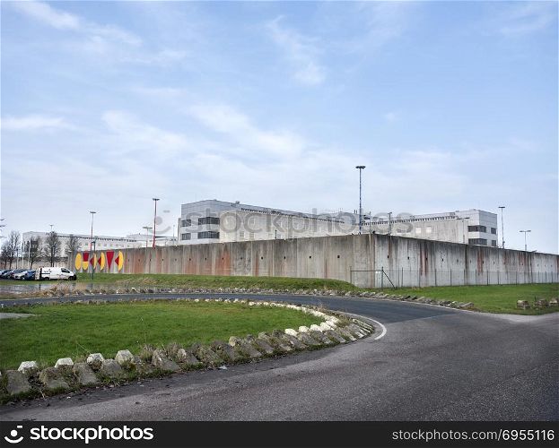 prison at almere in the province of flevoland in the netherlands