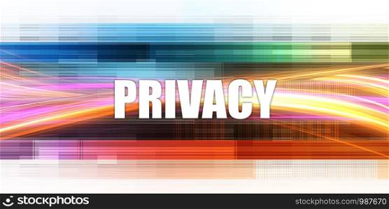 Privacy Corporate Concept Exciting Presentation Slide Art. Privacy Corporate Concept