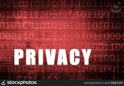 Privacy on a Digital Binary Warning Abstract