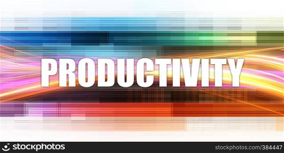 Productivity Corporate Concept Exciting Presentation Slide Art. Productivity Corporate Concept