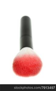 Professional cosmetic makeup brush paintbrush for powder applying isolated on white.