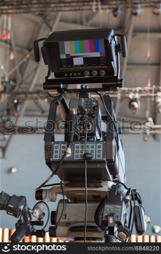 Professional Digital Video Camera for Tv News Broadcasting