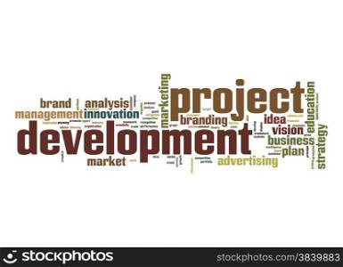 Project development word cloud