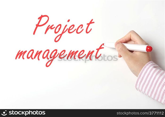 Project management on whiteboard