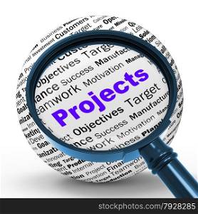 Projects Magnifier Definition Meaning Programming Activities Or Enterprise Activity