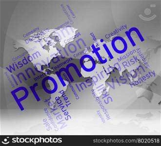 Promotion Words Showing Discount Cheap And Text