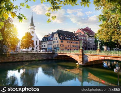 Protestant church of Saint Guillaume in Strasbourg, France