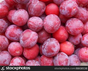 Prunes. Detail of prune fruits healthy vegetarian food