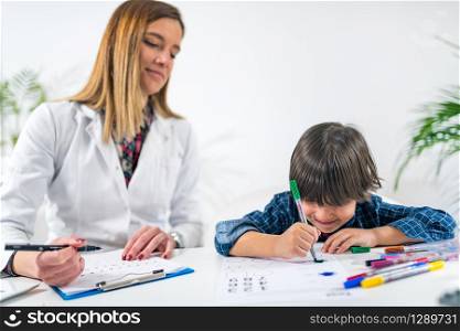 Psychology Test for Children. Toddler Coloring Shapes . Psychology Test for Children - Toddler Coloring Shapes