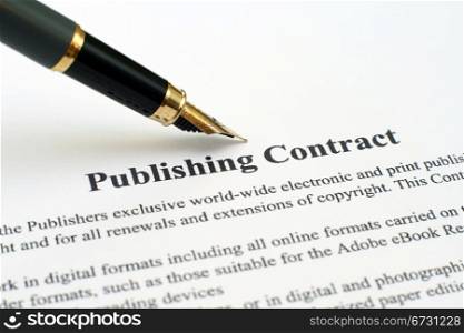 Publishing contract